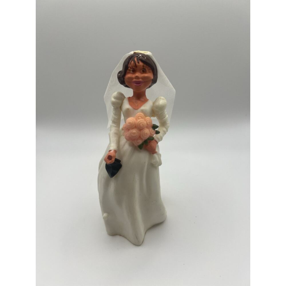 Vintage 1972 Wilton Bride Wedding Cake Topper